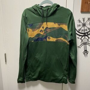 Men's Nike Therma Dri-Fit Camo Camouflage High Neck Pullover Hoodie Medium‎